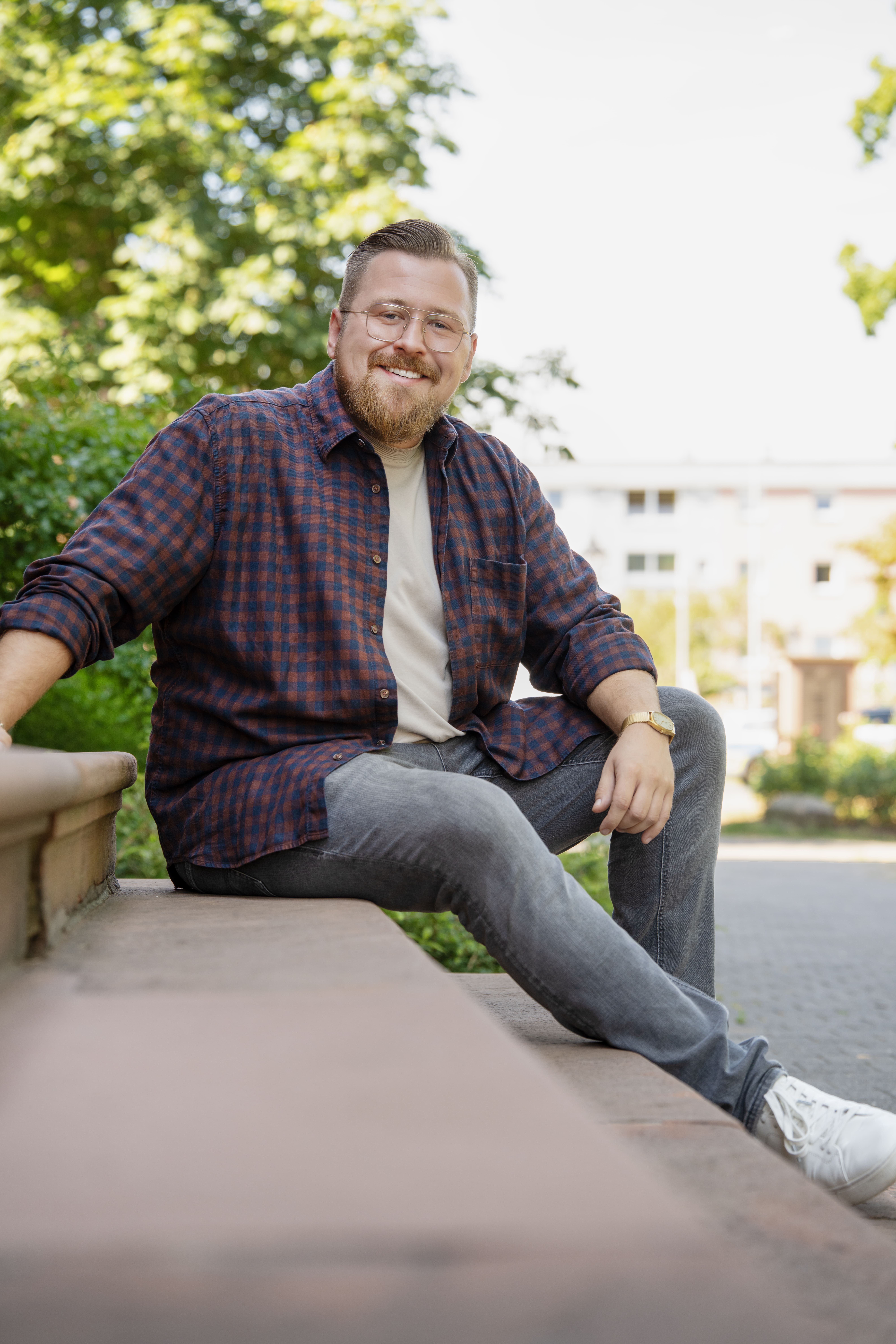 Lockeres Porträtfoto von Wolfgang Rittershauß